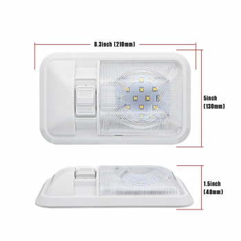 12V Led RV Ceiling Dome Light RV Interior Lighting for Trailer Camper ...