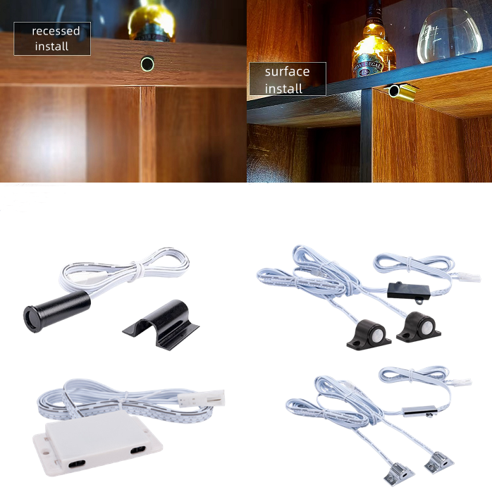 Try to add door sensor light for your kitchen!