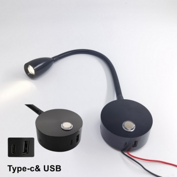 LED Reading Light with USB&Type