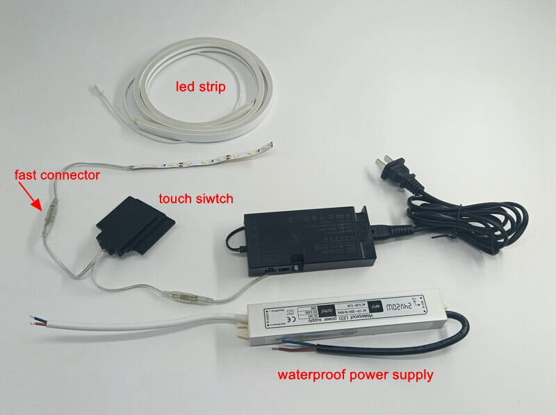 mirror touch switch, mirror sensor switch