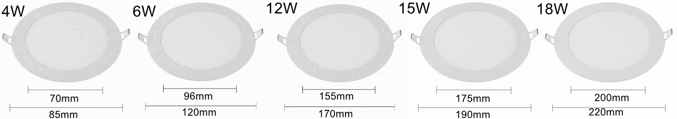 RV recessed lighting / custom RV light sizes / vanlife ceiling light 10-30V DC ceiling lamp